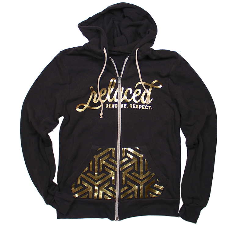 Black and gold pullover hotsell