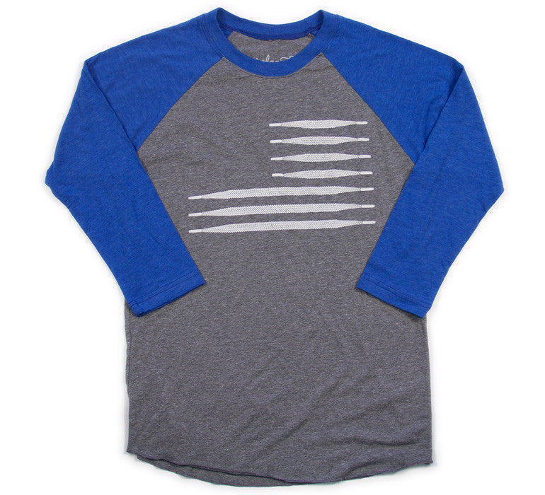 Sneaker Flag - Royal baseball tee